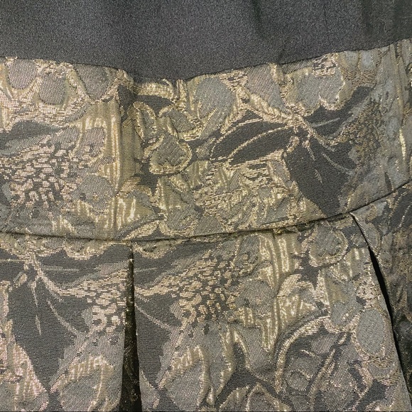 Size 20 | Black and Gold Jeweled Cocktail Dress - Picture 11 of 12